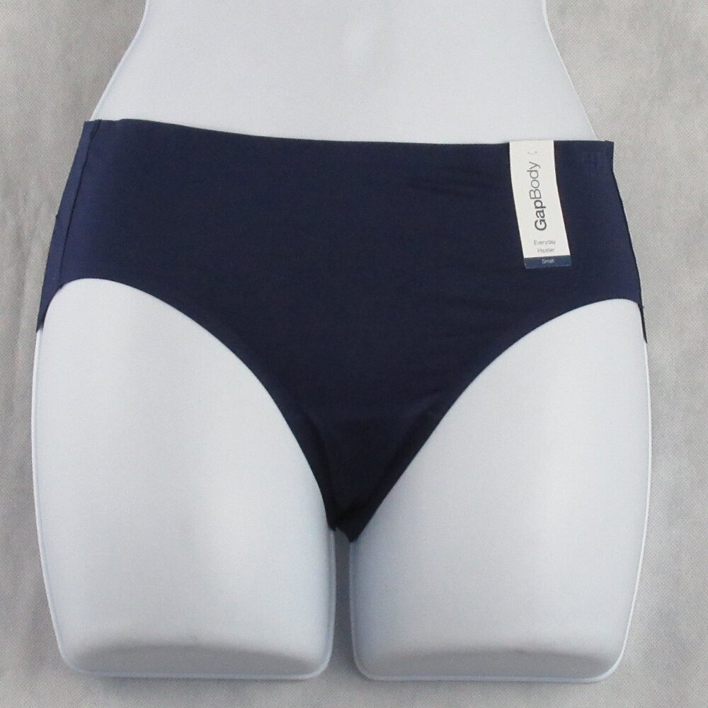 GAP GapBody Women's 1-Pack Logo Laser Bonded Hipster Panty, Elysian Blue